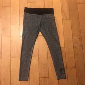 Gray Pink Yoga Leggings
